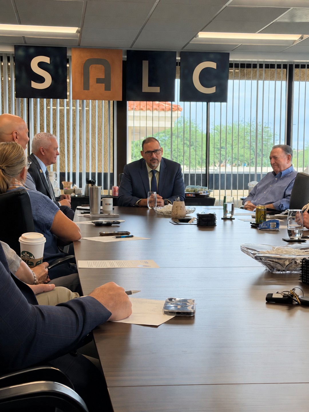 Adrian Fontes in conversation with SALC members